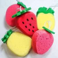 Attractive Fruit Shape Bath Scrub Cleaning Shower Sponge